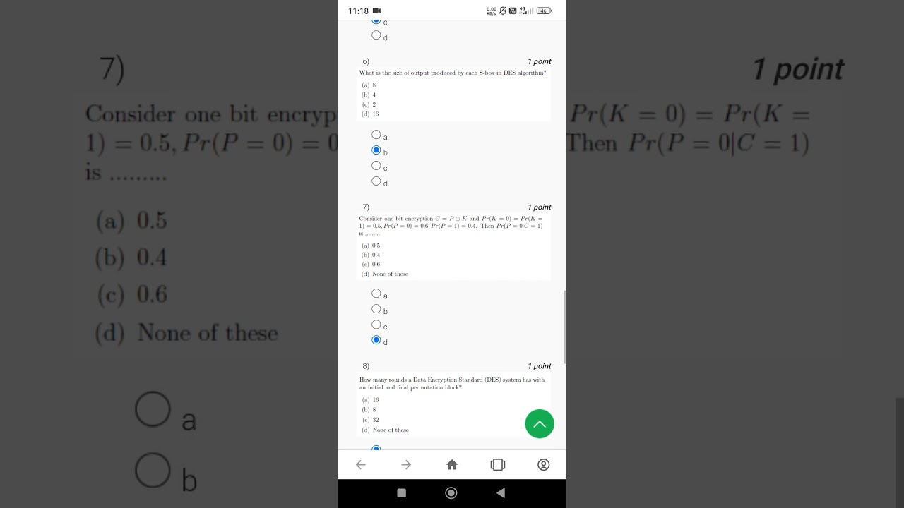 NPTEL Cryptography & Network Security Week 2 Solutions