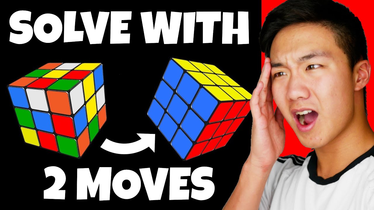 Solve Any Rubik's Cube in 2 Moves! 🎉