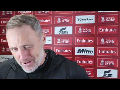 Post-Match | Andy Crosby speaks to the media after Tranmere Rovers' defeat to Stockport County