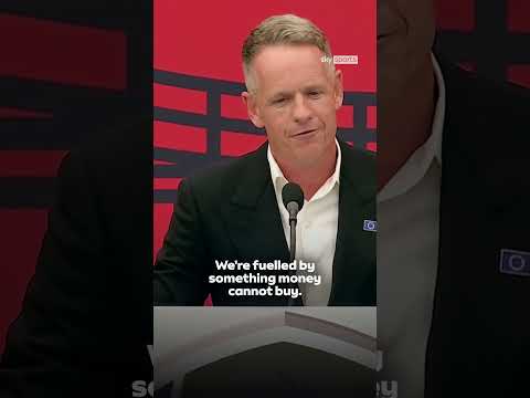 "We're fuelled by something money can't buy!" Donald at Ryder Cup opening ceremony 🗣️