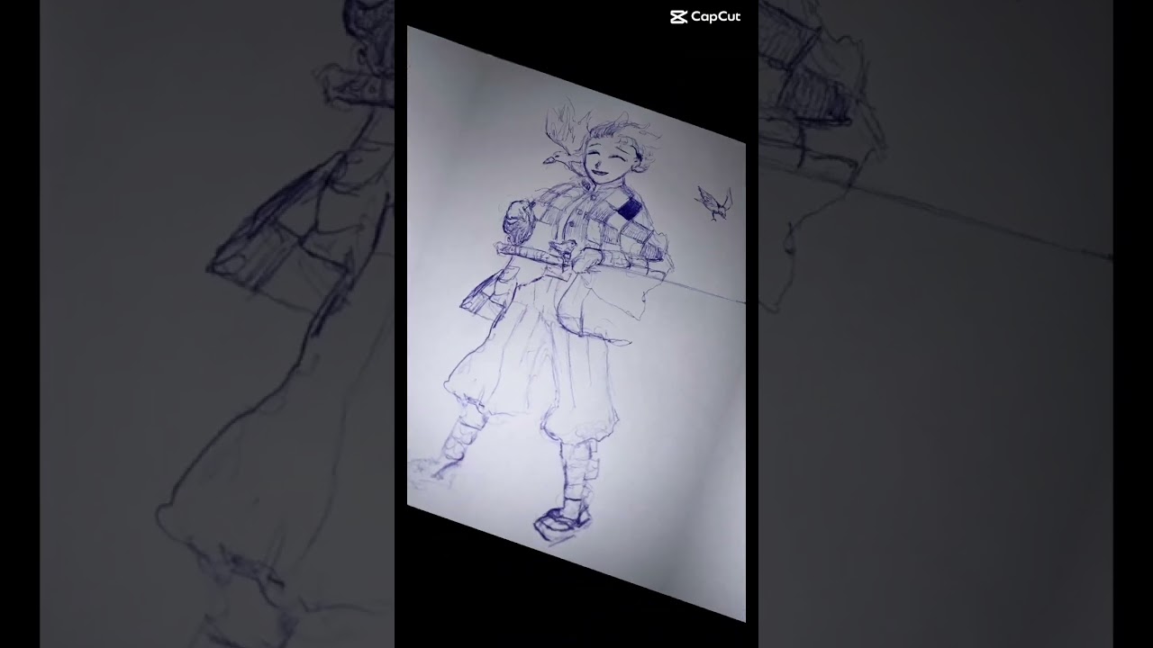 Tanjiro Art from Demon Slayer 🎨