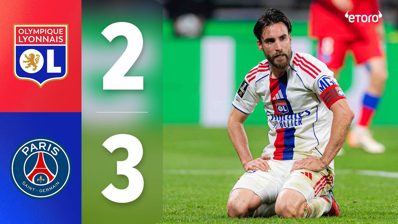 OL vs PSG : Défaite dramatique dans les dernières minutes (2-3) ⚽
