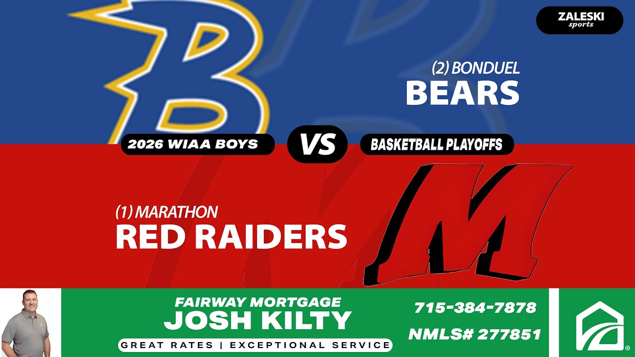 (2) Bonduel vs (1) Marathon | 2026 WIAA Boys Basketball Sectional Final