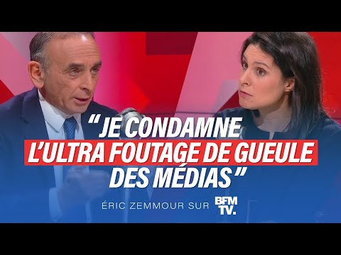 Eric Zemmour sur BFMTV : Je condamne lâultra-foutage de gueule des mĂ©dias !