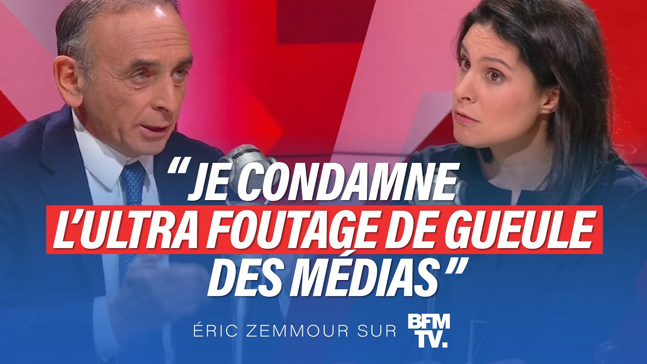Eric Zemmour sur BFMTV : Condamnation de la désinformation médiatique