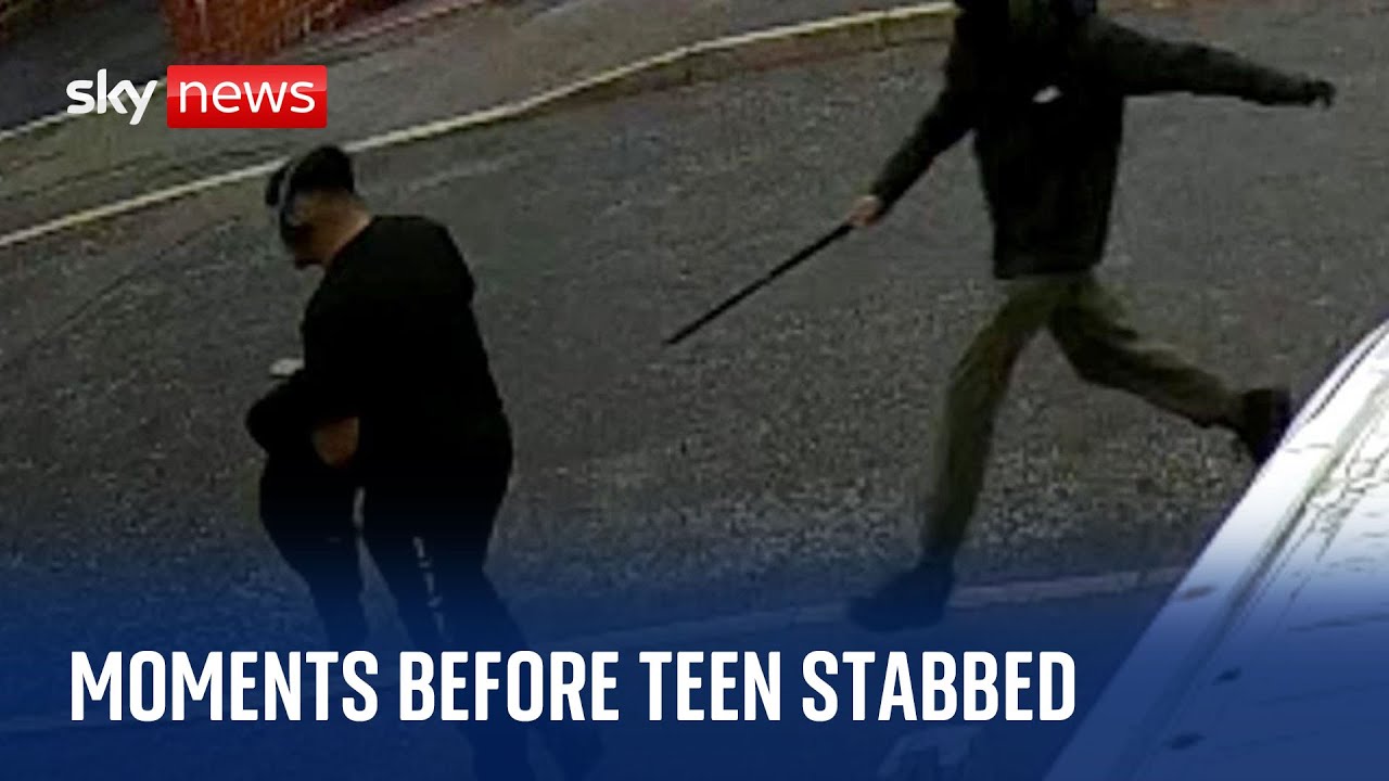 Shocking CCTV Footage Captures Moments Before Teen's Tragic Stabbing 🩸