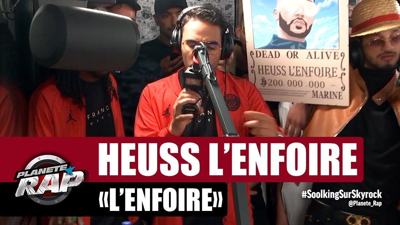 Heuss l'Enfoiré Performs 'L'enfoiré' on Planète Rap 🎶