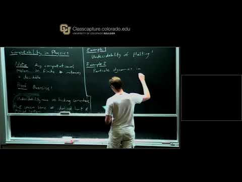 T Cubitt Quantum Complexity Theory III July 20