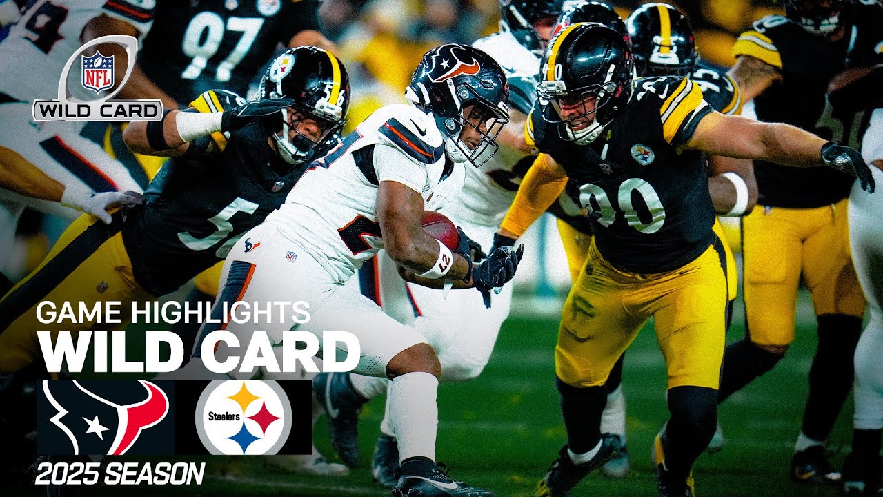 Texans vs Steelers | 2025 NFL Wild Card Highlights π