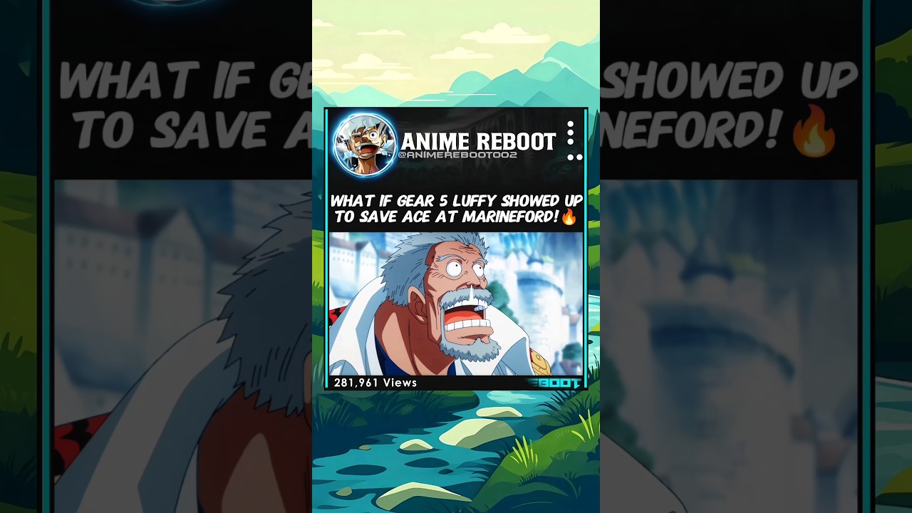 Gear 5 Luffy At Marineford 🔥 #onepiece #luffy #ace