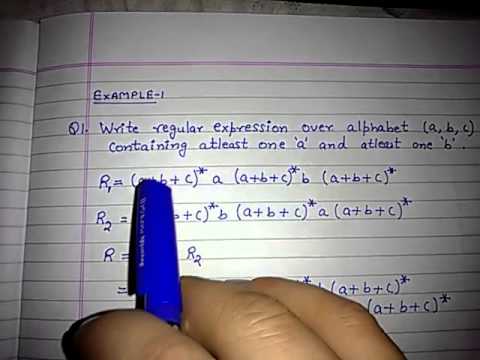 Regular expression example 1