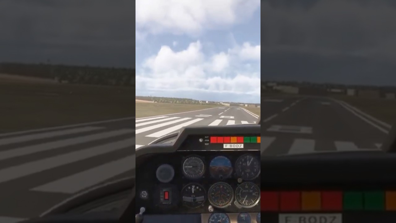 [NE PAS REPRODUIRE] atterrissage à Royan LFCY en DR400 sur #MSFS2024 #dr400 #flightsimulator
