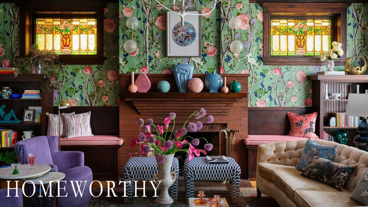Colorful 1915 Chicago Home Tour 🏡