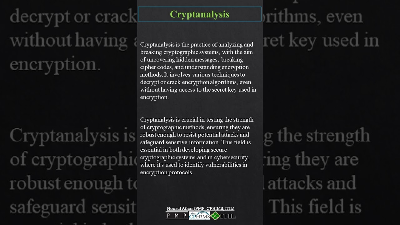Master Cryptanalysis for CISSP Certification 🛡️
