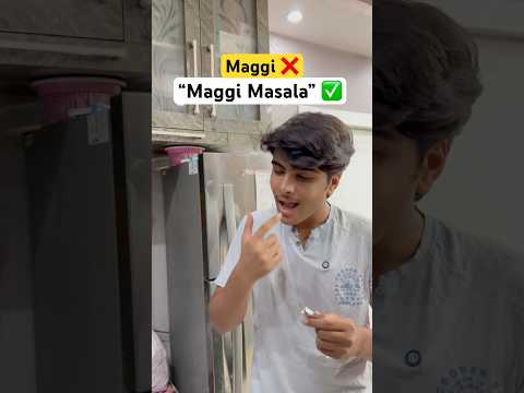 Maggi Masala is Love🫶😂 | #krishnakakran #shorts #shortfeed #comedyvideo #funny #relatable