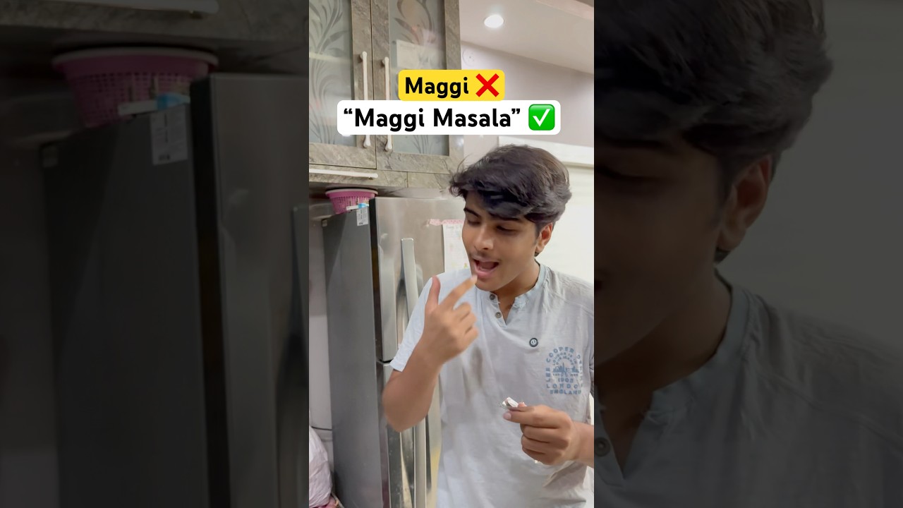 Maggi Masala Love ❤️ | Krishnakakran #Shorts