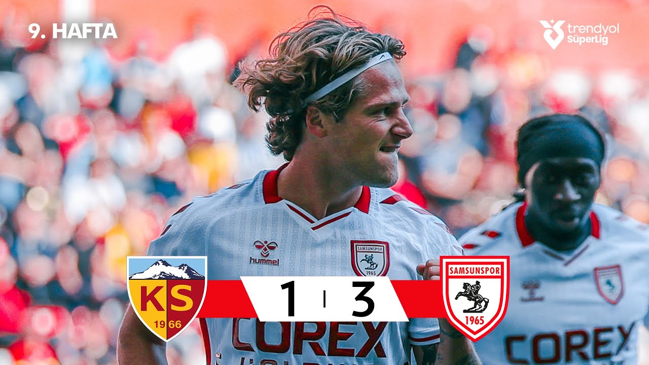 Samsunspor Shines with 3-1 Victory Over Kayserispor | Süper Lig Highlights 2025/26 ⚽