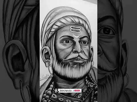 🚩 Chhatrapati Shivaji Maharaj 🚩 #shivajimaharaj #shiv #viral #realistic #drawing #shubham #shorts