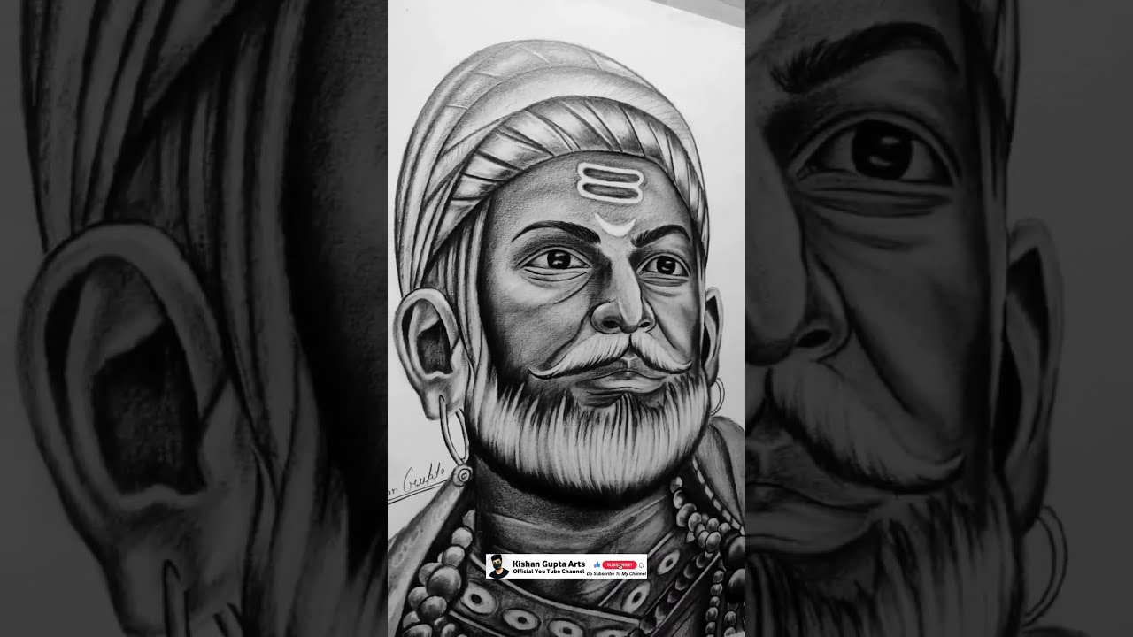 Stunning Realistic Drawing of Chhatrapati Shivaji Maharaj ✍️ | Viral Art by Shubham