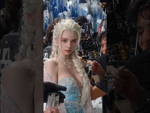 겨울왕국 실사화 촬영 현장