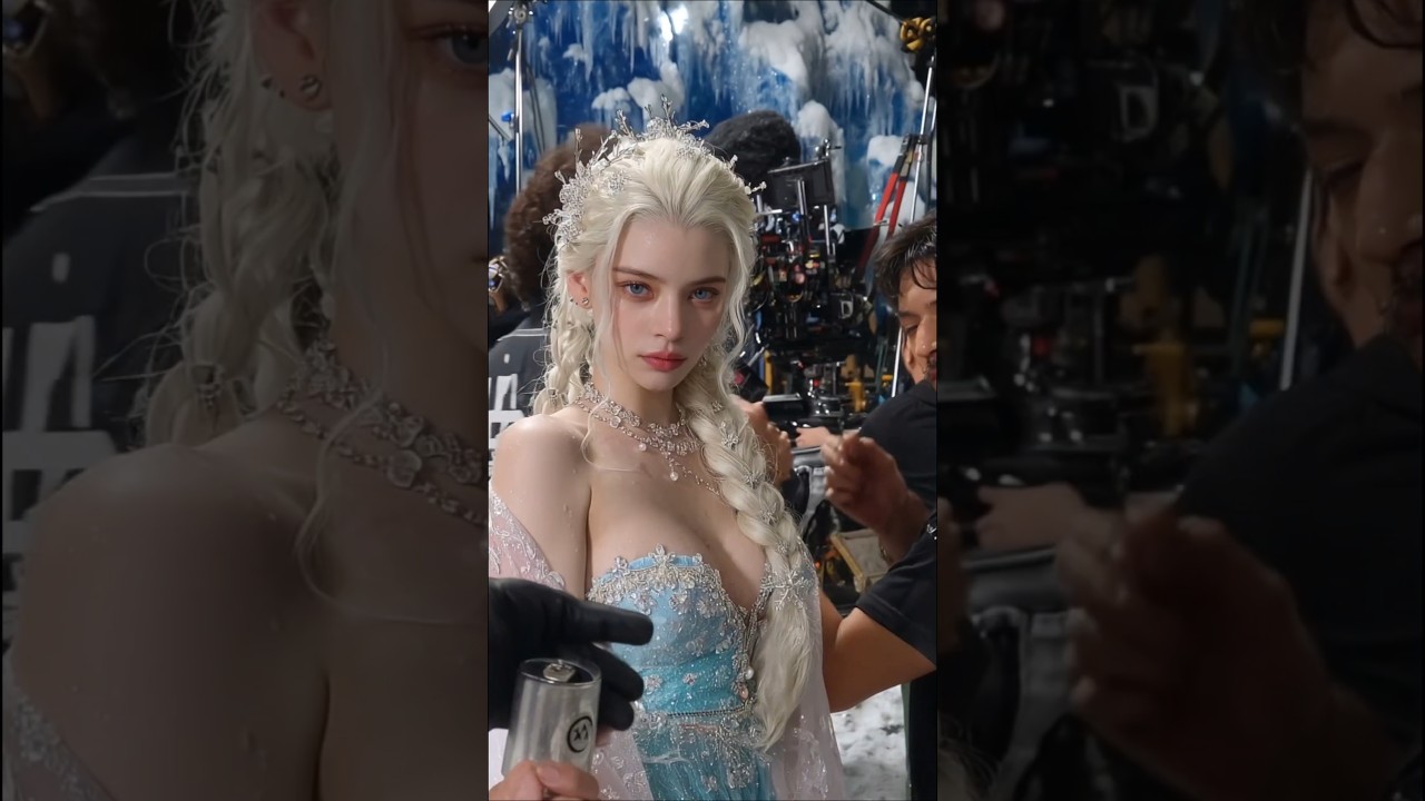 겨울왕국 실사화 촬영 현장 공개 ❄️