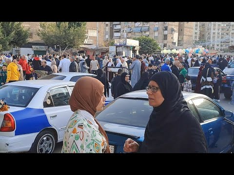 صلاه العيد في مسجد السيده زينب في بورسعيد