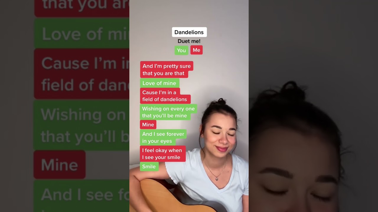 Dandelions by Ruth B. - Karaoke Duet