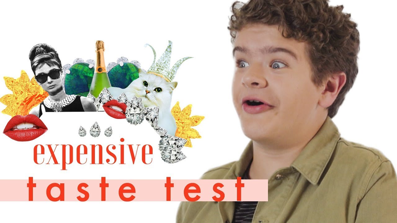 Stranger Things Star Gaten Matarazzo Faces Luxury Taste Test Challenge 💄