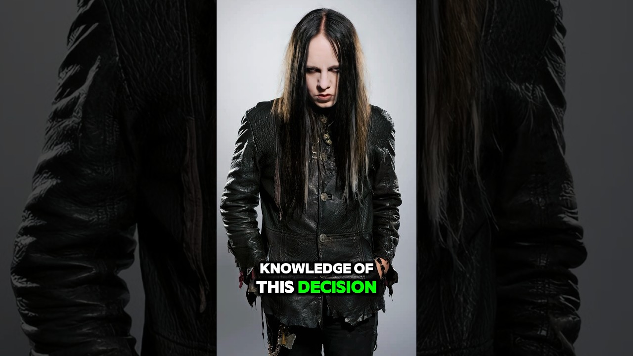 Why Slipknot Fired Joey Jordison