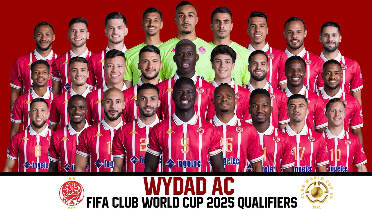 Wydad AC Official 28-Player Squad for FIFA Club World Cup 2025 Qualifiers ⚽