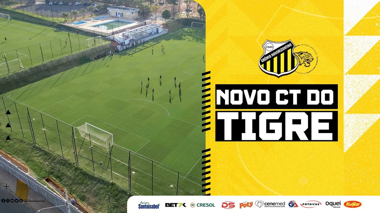 🟡⚫️NOVO CT DO TIGRE | Conheça o novo Centro de Treinamento do Grêmio Novorizontino