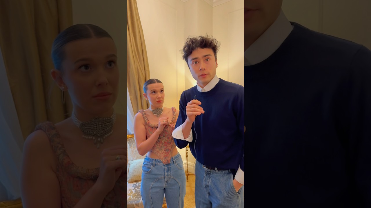 Custom Dress Created for Millie Bobby Brown by Netflix Designer ✨