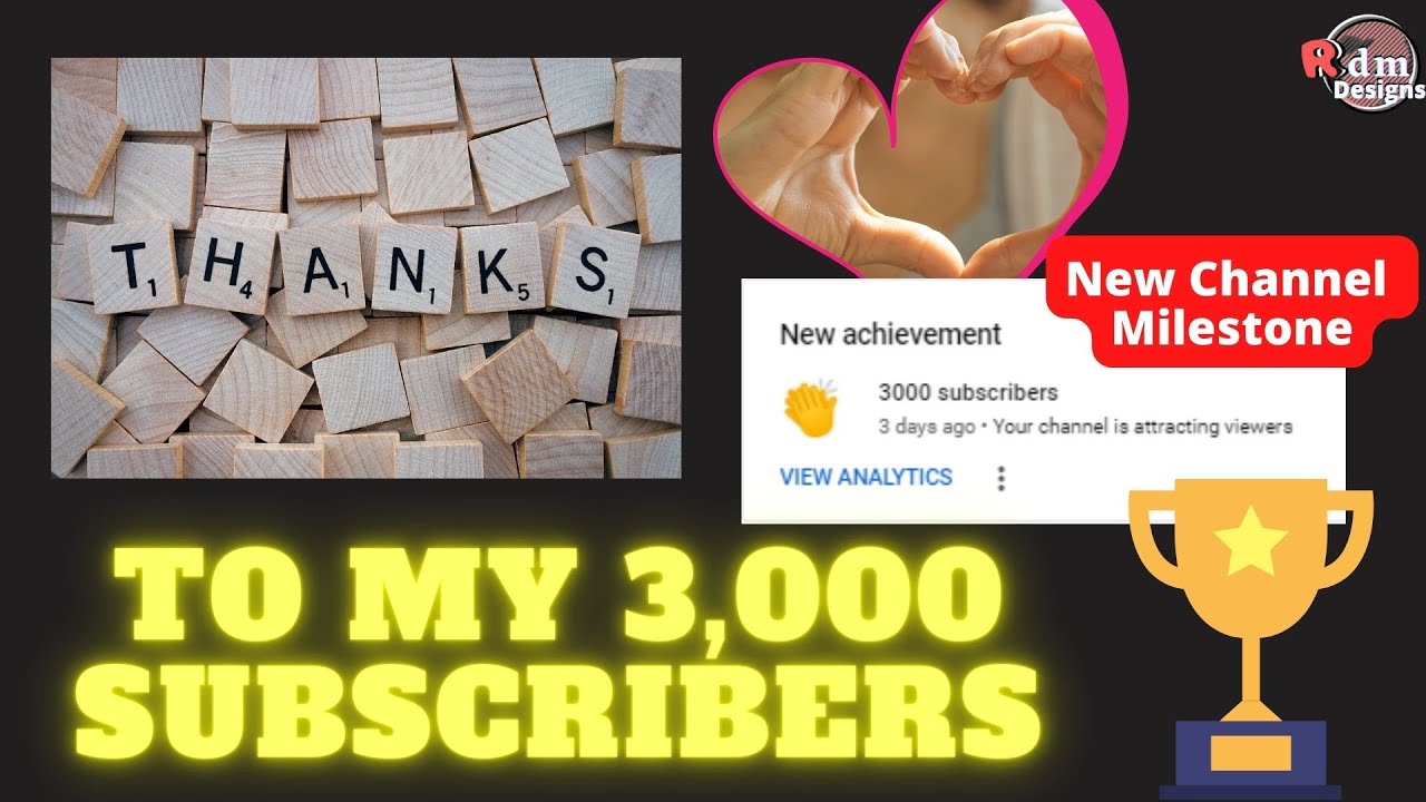Thanks for 3,000 Subscribers! 🎉