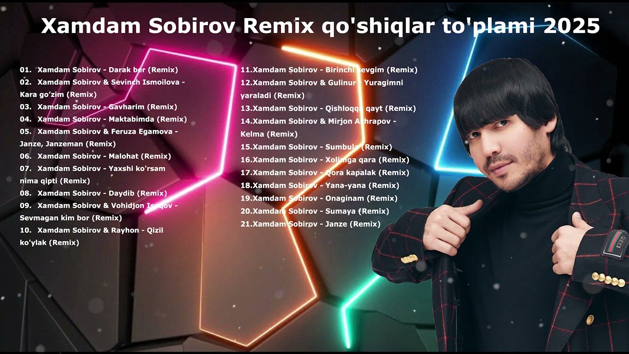 Xamdam Sobirov Remix Collection 2025 🎶 | Uzbek Music Hits