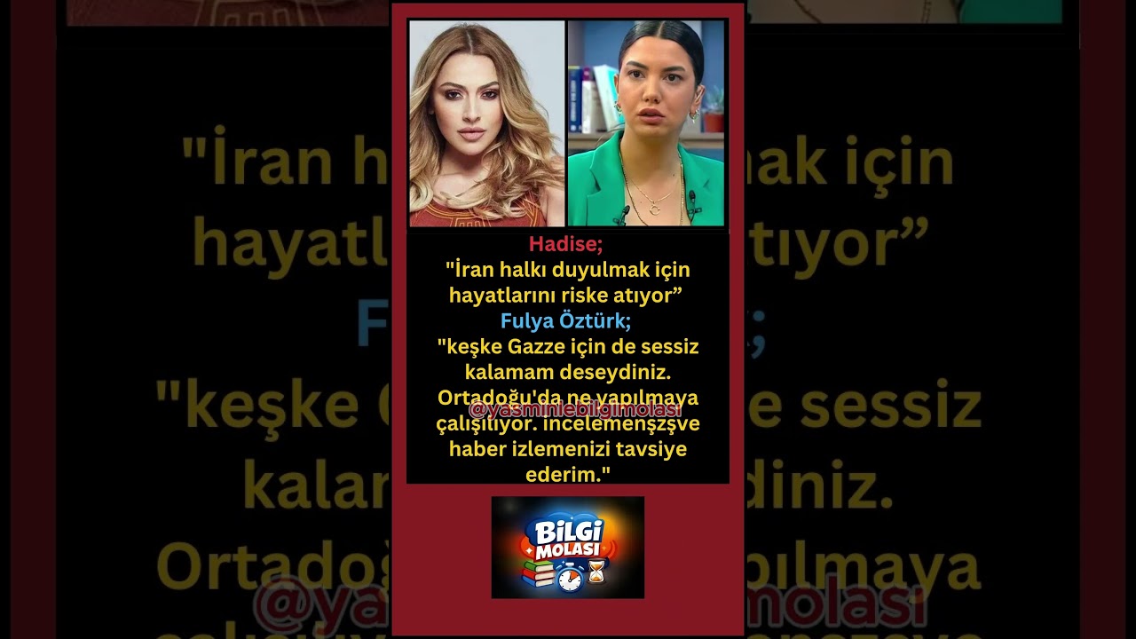 Hadise ve Fulya Öztürk Tartışması Sosyal Medyada 🔥