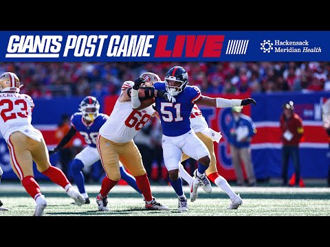 🔴 Live: Giants vs. 49ers postgame recap, interviews and analysis
