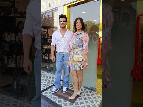 Arjun Bijlani With Wife NehaSwami Reached The Launch Ceremony Of Tejasswi Prakash's New Shop