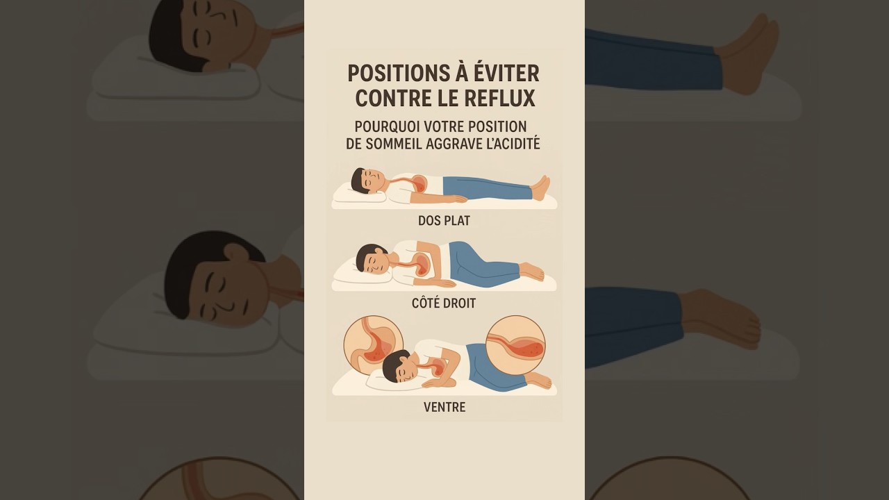 Positions à éviter contre le reflux 🔥