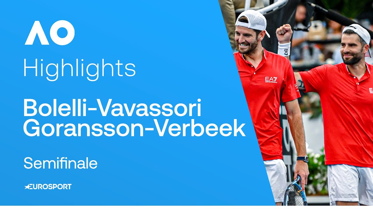 Bolelli/Vavassori - Goransson/Verbeek | HIGHLIGHTS | Australian Open 2025