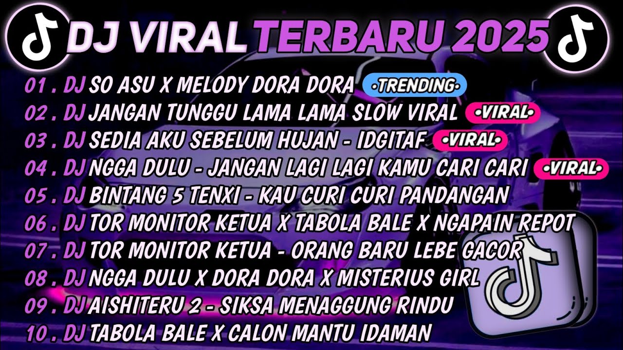 DJ TikTok Terbaru 2025 🎵 So Asu & Melody Dora