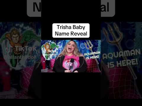 TRISHA PAYTAS BABY BOY NAME REVEAL... AQUAMAN OR OZZY?