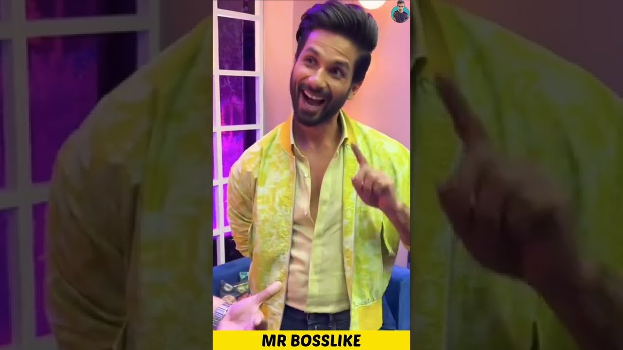 Shahid Kapoor Takes Revenge on Ashish Chanchlani | #shorts #Jersey