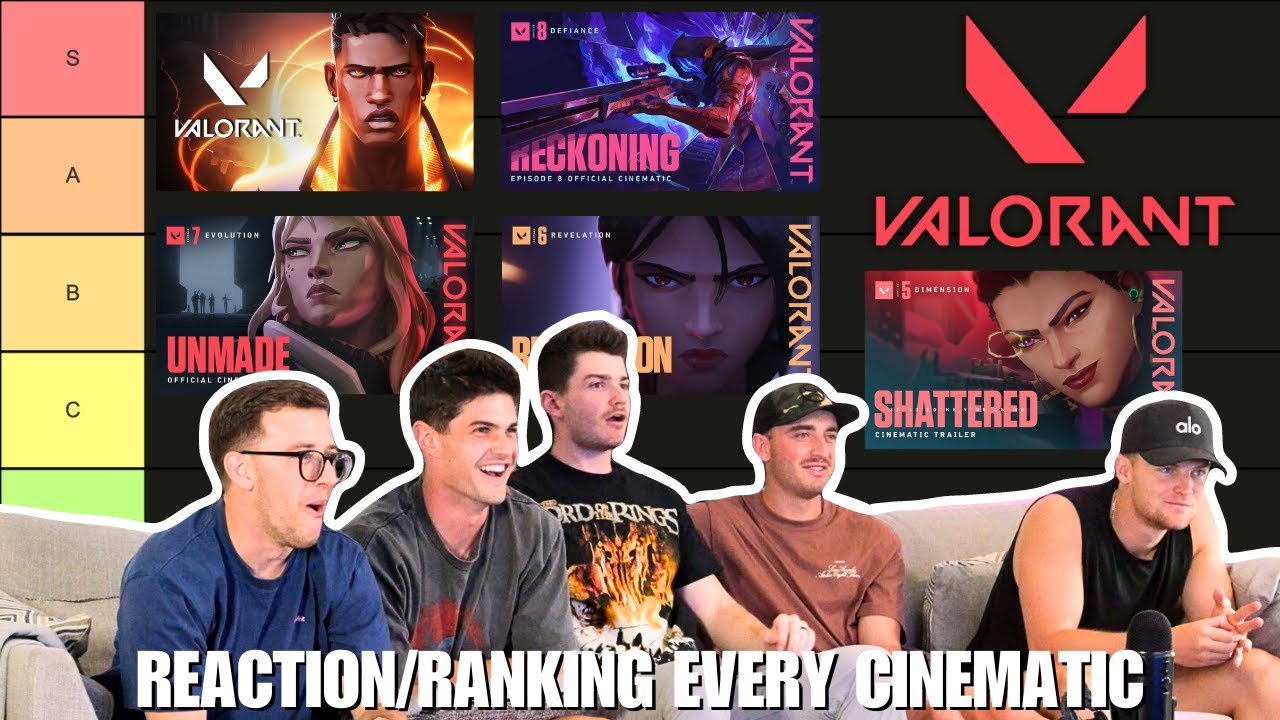 New Valorant Players React & Rank Cinematics 🎮