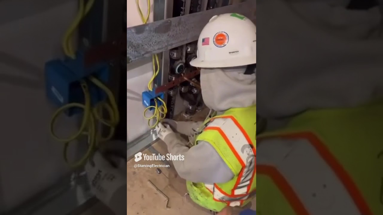 Electrician Apprentice Learning Romex Connector Installation ⚡
