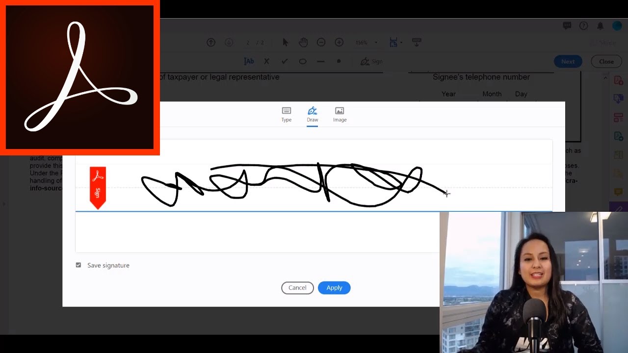 Add Digital Signature in Adobe Acrobat Pro DC π