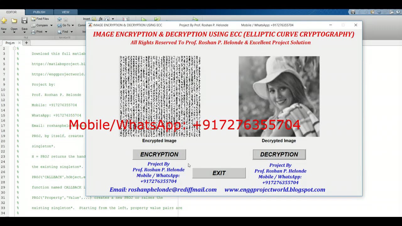 Secure Image Encryption & Decryption with Elliptic Curve Cryptography (ECC) 🔐
