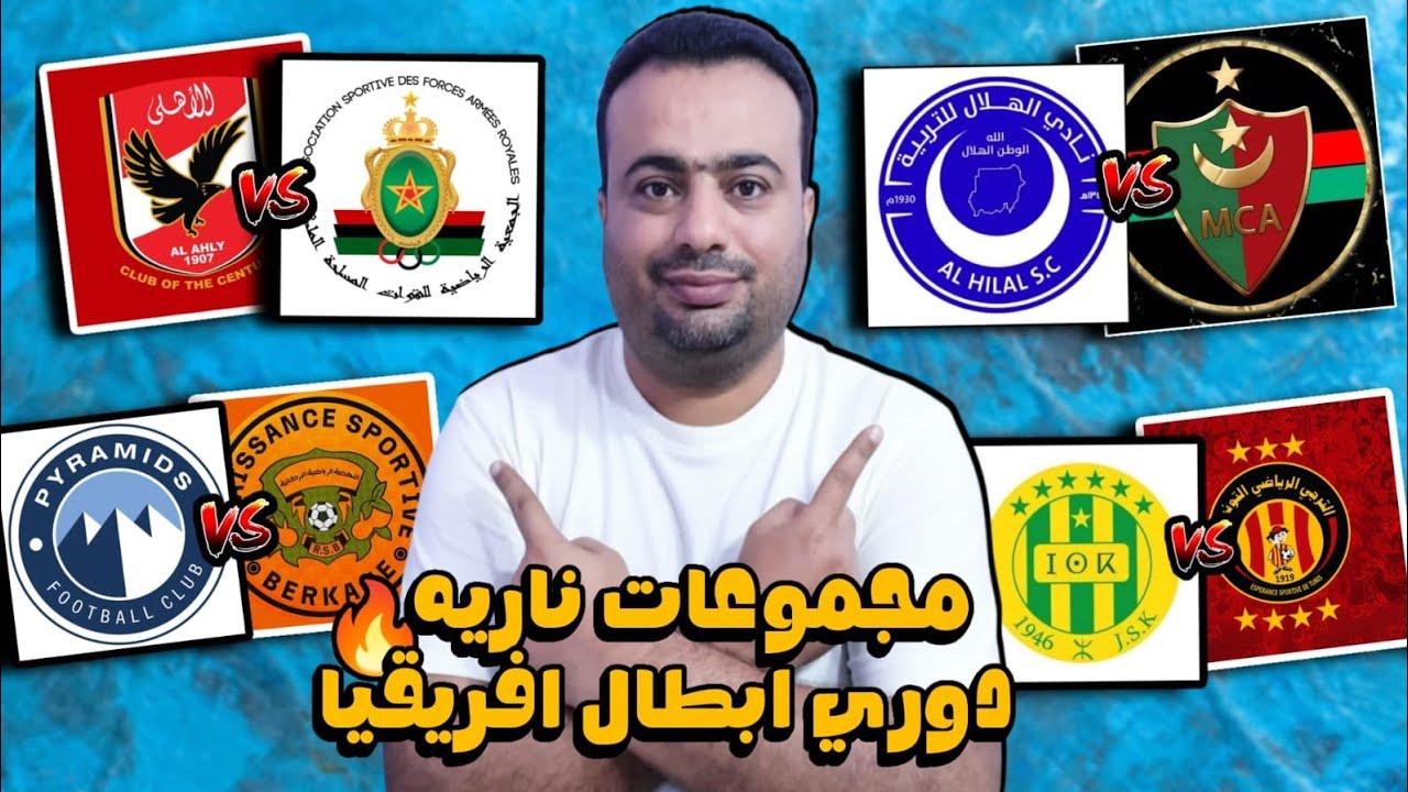 نتائج قرعة دور المجموعات لدوري أبطال إفريقيا 2023