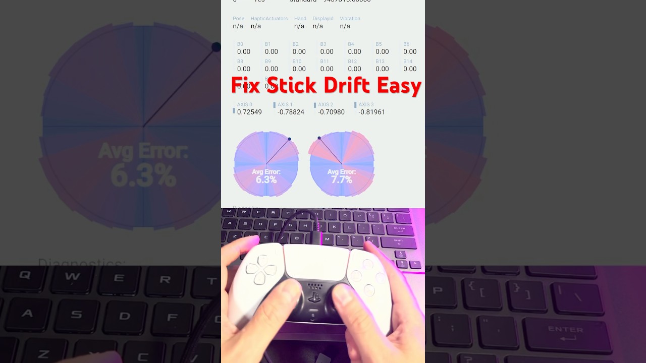 Fix Controller Stick Drift Calibration 🕹️