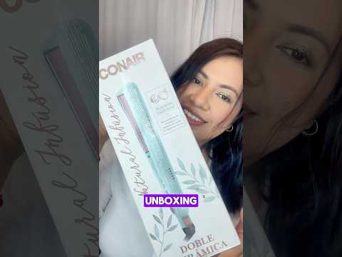 Plancha de cabello Conair Natural Infusión con doble cerámica #conair #cabello #hairstyle #hair