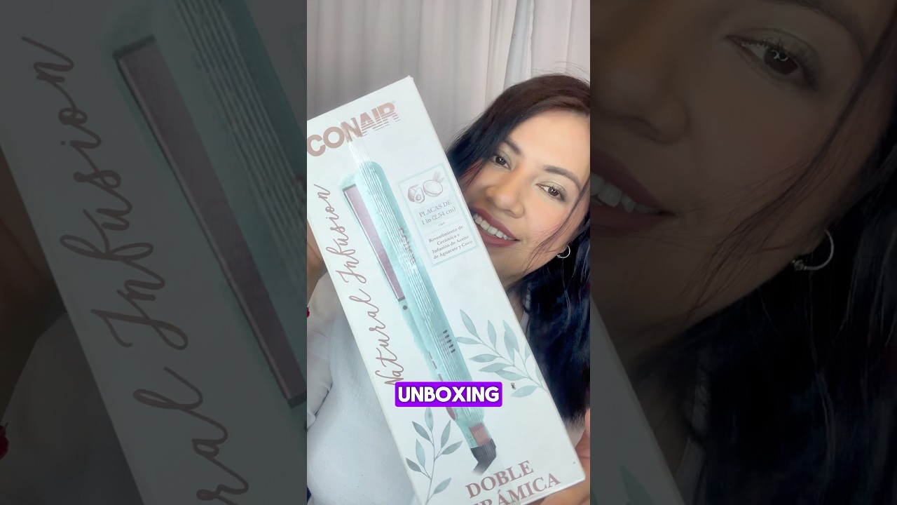 Conair Natural Infusión Hair Straightener ✨